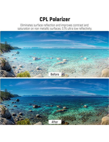 Filtro CPL 52mm NEEWER para Teléfono y Cámara DSLR Filtro CPL 52mm NEEWER para Teléfono y Cámara DSLR