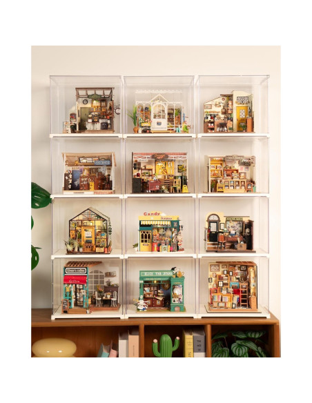 Estuche de exhibición Rolife acrílico transparente 27x22x22.5cm