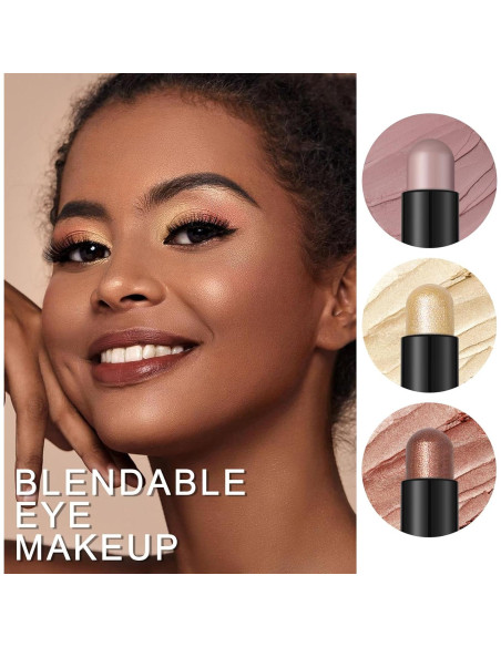 Lápices de Sombra de Ojos FOCALLURE 3 Pcs Cielo Ardiente