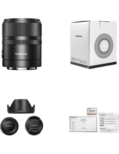 Lente Prime Yongnuo YN23mm F1.4Z para Nikon Z, 23mm F1.4