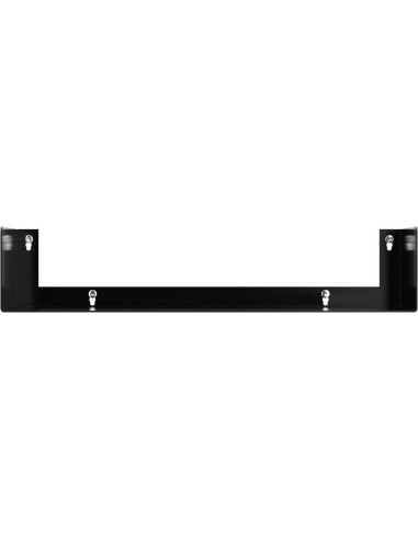 Estante Flotante de Metal Wallniture Bali Negro Set de 3