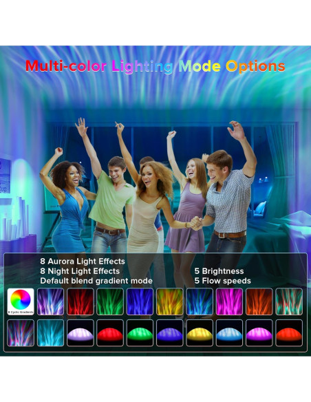 Proyector de Estrellas Baccraniate con Control Remoto 11.4cm