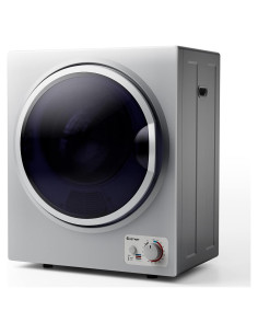 Secadora Eléctrica Portátil COSTWAY GT-10222, 4.5 kg, Acero Inoxidable