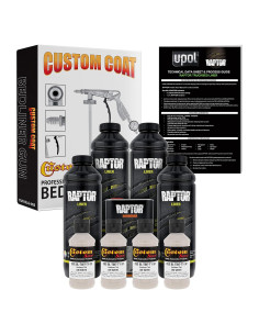 Kit de Recubrimiento de Cama de Camión U-POL Raptor 4L con Pistola