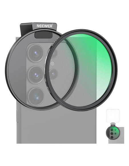 Filtro de Difusión Negra 67mm NEEWER 1/4 para Teléfono Filtro de Difusión Negra 67mm NEEWER 1/4 para Teléfono