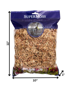 Musgo Sphagnum SuperMoss 22306, 175 Pulgadas Cúbicas, Grado Premium 2