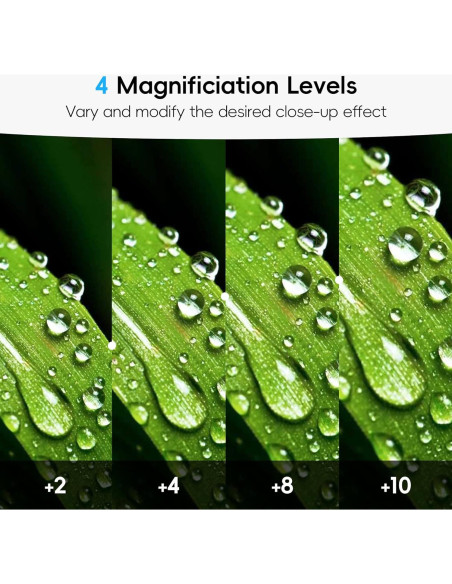 Filtro Macro Close-Up 40.5mm JJC +2 +4 +8 +10 para Lentes