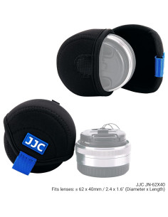 Funda de Lente de Neopreno JJC para Lentes Sin Espejo 62x40mm 2