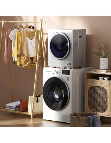 Secadora Eléctrica Portátil COSTWAY GT-10222, 4.5 kg, Acero Inoxidable