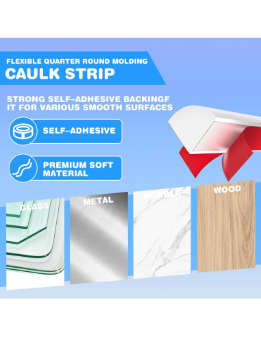 Moldura Cuarterona Flexible Ahua Walsong 99 cm Negro