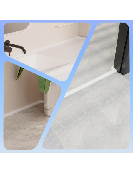 Moldura Cuarterona Flexible Ahua Walsong 99 cm Negro