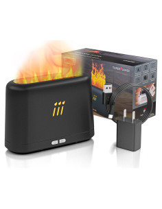 Difusor de Aroma Ultrasónico VAGITTO 180ml Negro con Niebla Fría