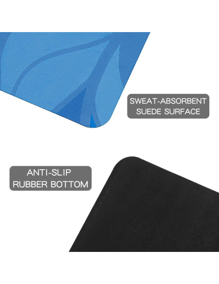 Esterilla de Yoga Plegable Jooeer 1.5mm Antideslizante Azul