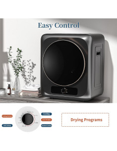 Secadora de Ropa Portátil Zynkez HGJ-797 4.5kg 850W Gris 2