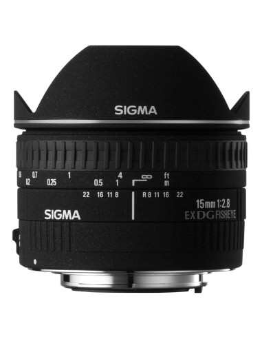 Lente Ojo de Pez Diagonal Sigma 15mm f/2.8 para Canon