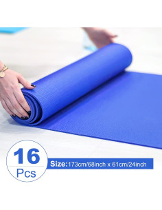 Alfombrilla de Yoga Antideslizante Funtery 173x61 cm 3 mm 2