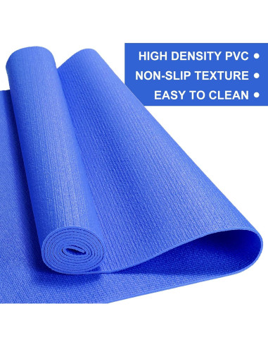 Alfombrilla de Yoga Antideslizante Funtery 173x61 cm 3 mm