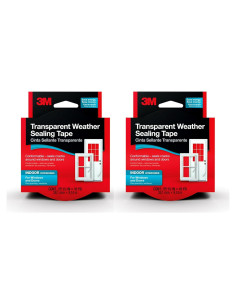 Cinta de Sellado Transparente 3M 3.81 cm x 9.14 m - 2 Paquetes