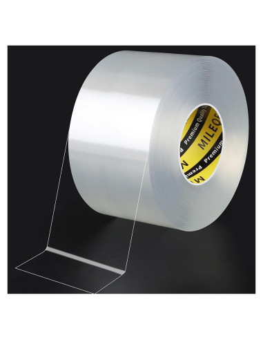 Cinta de Sellado Transparente MILEQEE 5cm x 10m Aislante