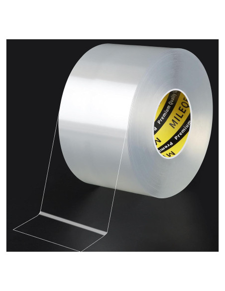 Cinta de Sellado Transparente MILEQEE 5cm x 10m Aislante