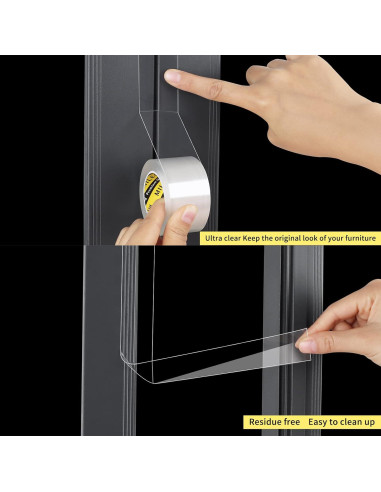 Cinta de Sellado Transparente MILEQEE 5cm x 10m Aislante