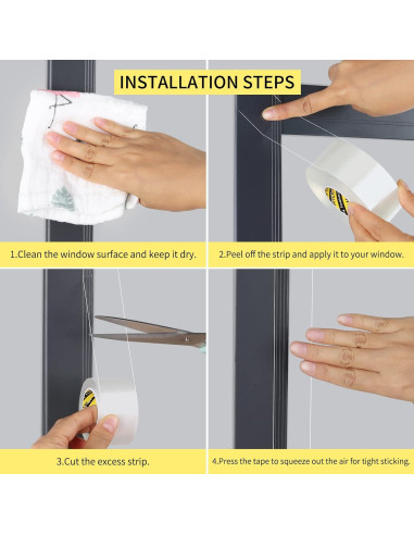 Cinta de Sellado Transparente MILEQEE 5cm x 10m Aislante