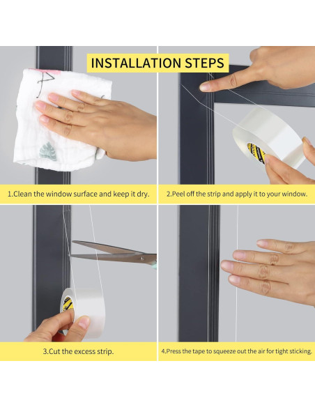 Cinta de Sellado Transparente MILEQEE 5cm x 10m Aislante