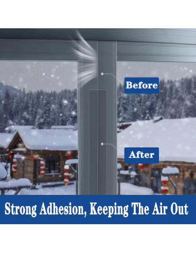 Cinta de Sellado para Ventanas WEZKYLCG 5.08 cm x 10.06 m