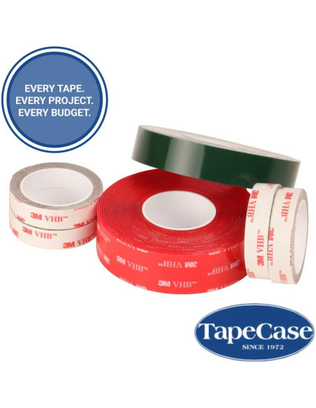 Cinta VHB 3M 4926, 2.54 cm x 4.57 m, Doble Cara, Gris
