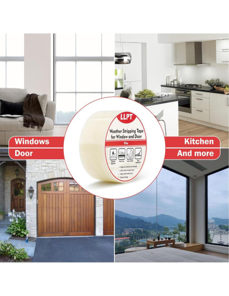 Cinta de Aislamiento Térmico LLPT 5 cm x 32.9 m Transparente