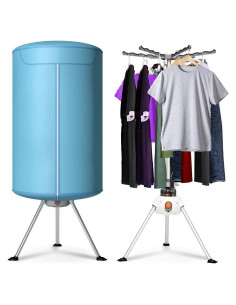 Secadora de Ropa Portátil COSTWAY 23597-CYEP 10kg Azul