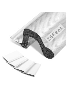 Sello de Puerta Fingwerk 8m Blanco con 4 Sellos de Esquina