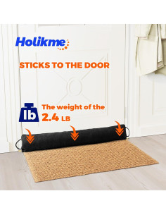 Tope de Puerta Holikme 91 cm con Peso, Bloqueador de Aire y Ruido 2