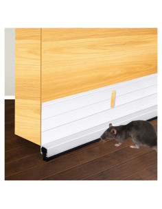 Tapón de Draft BAINING para Puerta de Metal 91.44 cm Plata