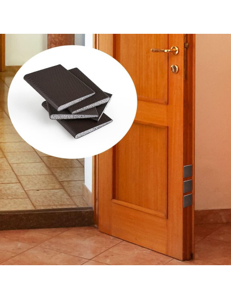 30 Sellos de Esquinas Autoadhesivos Tenalleys - Aislamiento Puertas