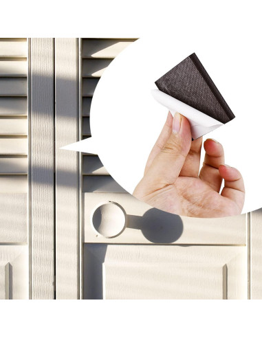 30 Sellos de Esquinas Autoadhesivos Tenalleys - Aislamiento Puertas