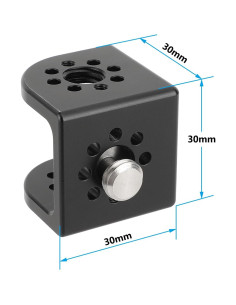 Adaptador de Montaje Anti-Torsión CAMVATE 3/8"-16 Estilo ARRI 2