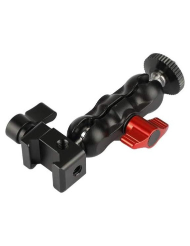 Brazo Articulado CAMVATE 1/4"-20 con Cabeza Esférica para Monitor