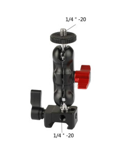 Brazo Articulado CAMVATE 1/4"-20 con Cabeza Esférica para Monitor 2