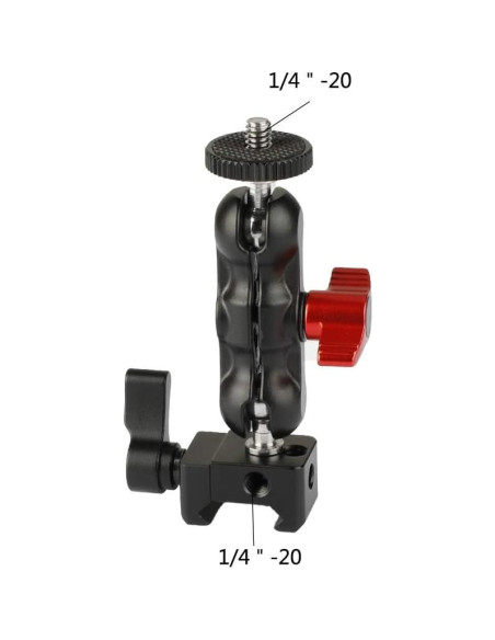 Brazo Articulado CAMVATE 1/4"-20 con Cabeza Esférica para Monitor Brazo Articulado CAMVATE 1/4"-20 con Cabeza Esférica para Monitor