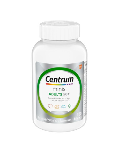 Centrum Minis Silver Multivitamínico 320 Tabletas 50+