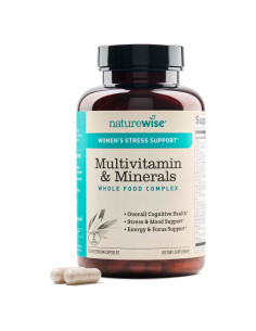 Multivitamina para Mujeres NatureWise 60 Cápsulas - Soporte Estrés