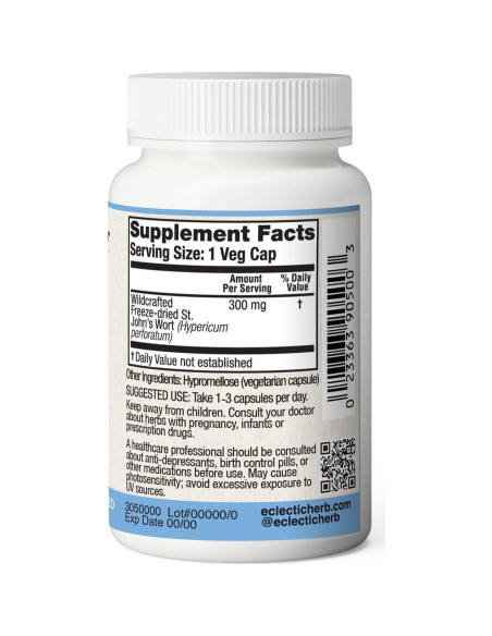 Hierba de San Juan Liofilizada Instituto Ecléctico 120 Cápsulas