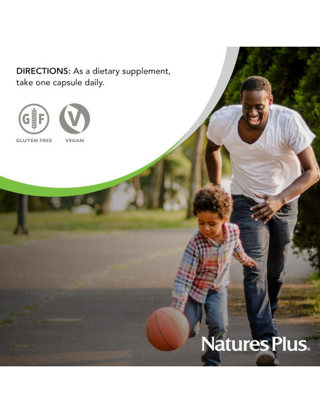 Cápsulas Veganas Vitamina D3 y K2 Nature's Plus - 60 Porciones Cápsulas Veganas Vitamina D3 y K2 Nature's Plus - 60 Porciones