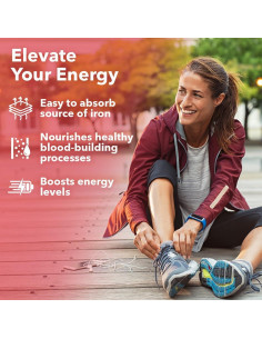 LifeSeasons Blood Nourish-R - Suplemento de Hierro 60 Cápsulas 2