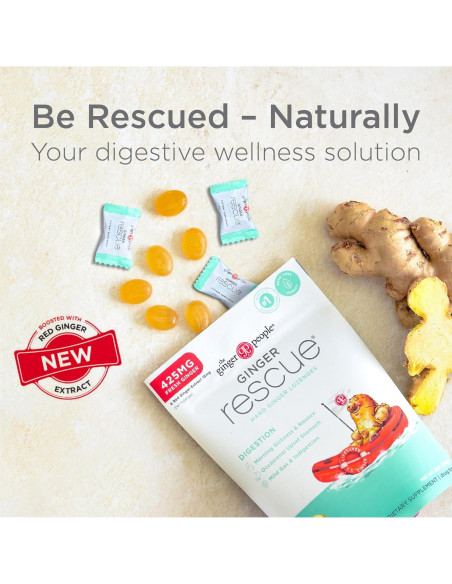 Caramelos de Jengibre Rescue The Ginger People 30 Unidades