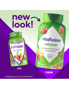 Vitafusion Gominolas de Calcio con Vitamina D 100 Unidades 2