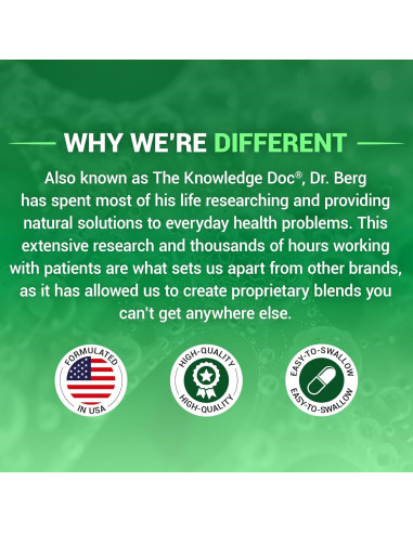 Vitamina B12 Natural Dr. Berg 1000 mcg - Complejo B 60 Cápsulas