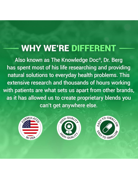 Vitamina B12 Natural Dr. Berg 1000 mcg - Complejo B 60 Cápsulas