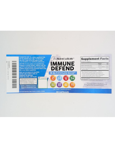 Suplemento Inmunológico Clean Nutraceuticals 8 en 1 con Zinc 50mg